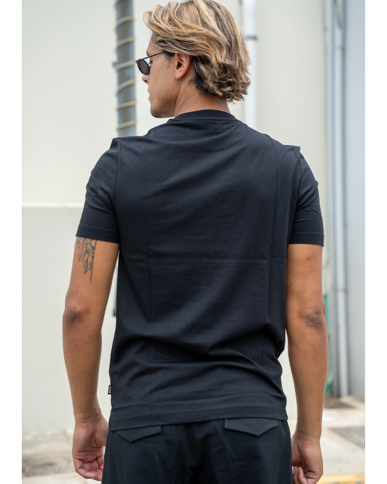T-Shirt Boss μαύρο ΚΟΝΤΟΜΑΝΙΚΕΣ