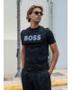 T-Shirt Boss μαύρο ΚΟΝΤΟΜΑΝΙΚΕΣ