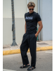 T-Shirt Boss μαύρο ΚΟΝΤΟΜΑΝΙΚΕΣ
