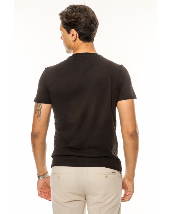 T-shirt Tommy Jeans μαύρο ΚΟΝΤΟΜΑΝΙΚΕΣ