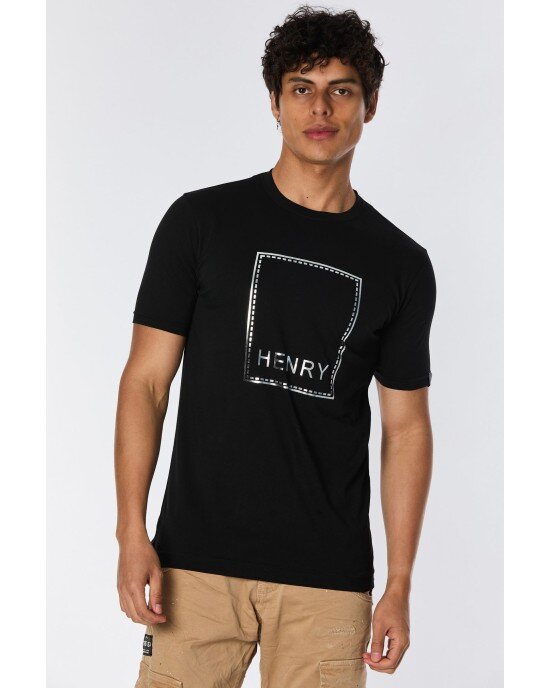 T-Shirt Henry Μαύρο