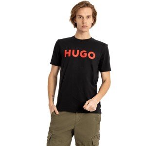 T-Shirt Hugo μαύρο