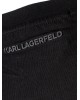T-shirt Karl Lagerfeld μαύρο ΚΟΝΤΟΜΑΝΙΚΕΣ