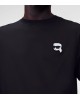 T-shirt Karl Lagerfeld μαύρο ΚΟΝΤΟΜΑΝΙΚΕΣ