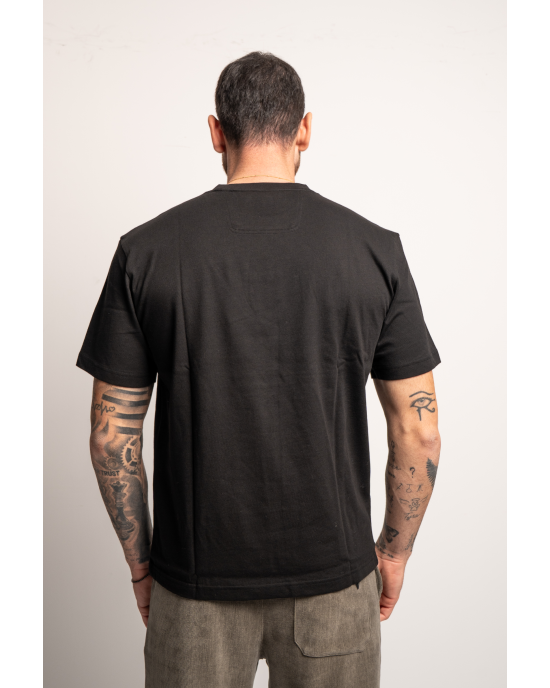 T-Shirt Boss μαύρο ΚΟΝΤΟΜΑΝΙΚΕΣ