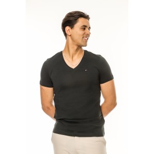 T-shirt Tommy Jeans μαύρο T-shirt Tommy Jeans μαύρο