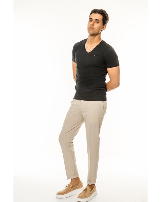 T-shirt Tommy Jeans μαύρο ΚΟΝΤΟΜΑΝΙΚΕΣ