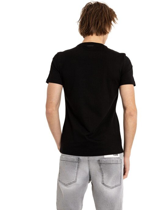 T-shirt Antony Morato μαύρο ΚΟΝΤΟΜΑΝΙΚΕΣ