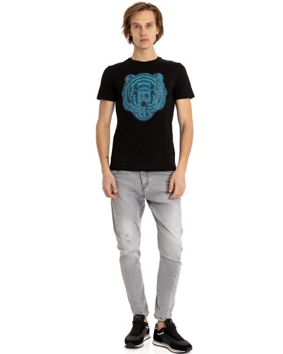 T-shirt Antony Morato μαύρο ΚΟΝΤΟΜΑΝΙΚΕΣ