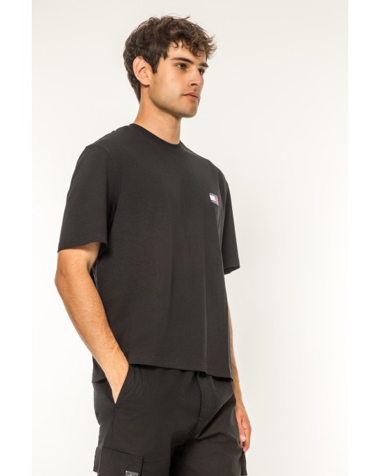 T-shirt Tommy Jeans μαύρη ΚΟΝΤΟΜΑΝΙΚΕΣ
