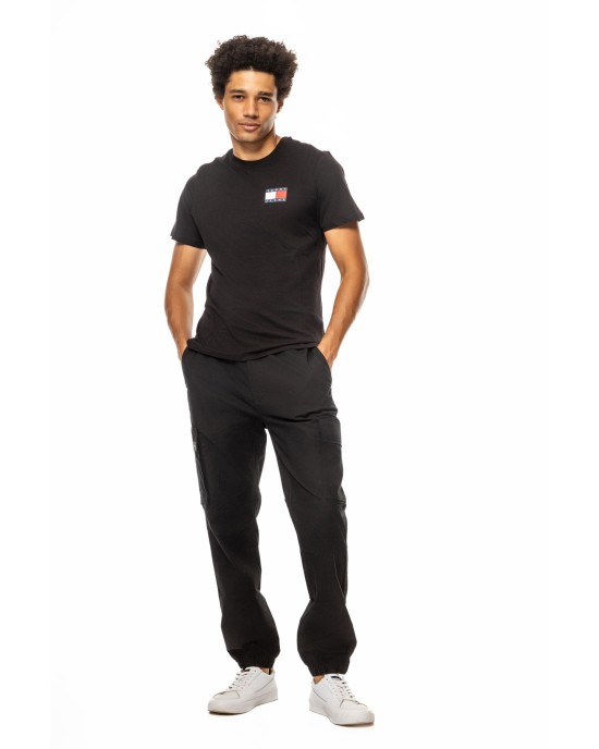 T-shirt Tommy Jeans μαύρη ΚΟΝΤΟΜΑΝΙΚΕΣ