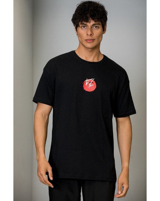 T-shirt Twin Black Μαύρο T-shirt Twin Black Μαύρο