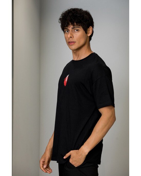 T-shirt Twin Black Μαύρο T-shirt Twin Black Μαύρο