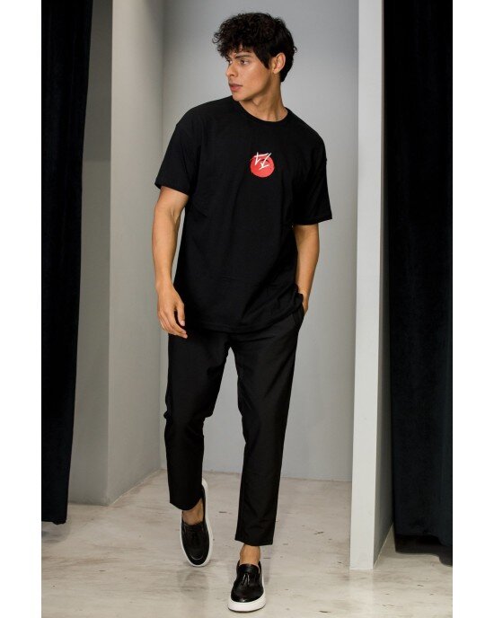 T-shirt Twin Black Μαύρο T-shirt Twin Black Μαύρο