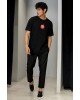 T-shirt Twin Black Μαύρο T-shirt Twin Black Μαύρο
