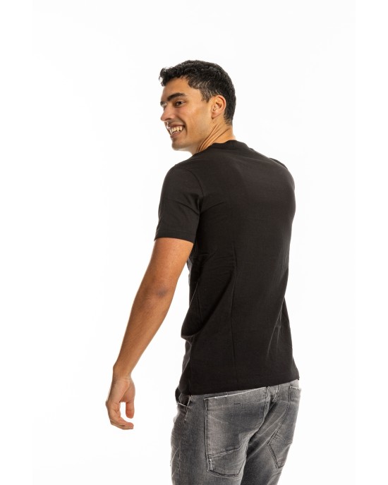 T-shirt Calvin Klein μαύρο ΚΟΝΤΟΜΑΝΙΚΕΣ