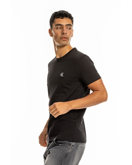 T-shirt Calvin Klein μαύρο ΚΟΝΤΟΜΑΝΙΚΕΣ