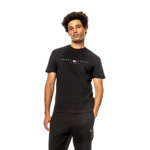 T-shirt Tommy Jeans μαύρη T-shirt Tommy Jeans μαύρη