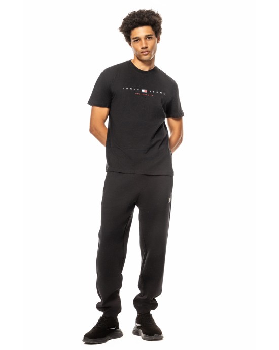 T-shirt Tommy Jeans μαύρη ΚΟΝΤΟΜΑΝΙΚΕΣ