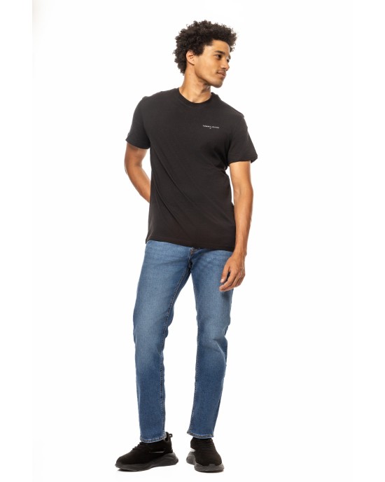T-shirt Tommy Jeans μαύρο ΚΟΝΤΟΜΑΝΙΚΕΣ