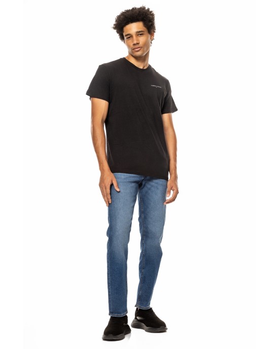 T-shirt Tommy Jeans μαύρο ΚΟΝΤΟΜΑΝΙΚΕΣ