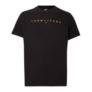 T-shirt Tommy Jeans μαύρη
