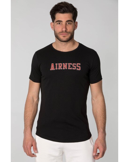 T-shirt New Wave μαύρο T-shirt New Wave μαύρο