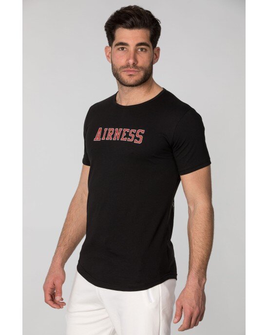 T-shirt New Wave μαύρο T-shirt New Wave μαύρο