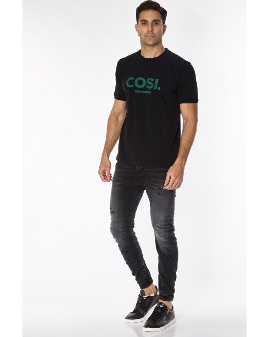 T-shirt Cosi μαύρο ΚΟΝΤΟΜΑΝΙΚΕΣ T-shirt Cosi μαύρο ΚΟΝΤΟΜΑΝΙΚΕΣ