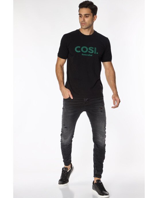 T-shirt Cosi μαύρο ΚΟΝΤΟΜΑΝΙΚΕΣ T-shirt Cosi μαύρο ΚΟΝΤΟΜΑΝΙΚΕΣ
