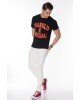 T-shirt Franklin Marshall Μαύρο T-shirt Franklin Marshall Μαύρο