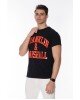 T-shirt Franklin Marshall Μαύρο T-shirt Franklin Marshall Μαύρο