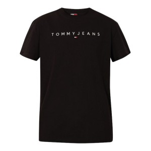 T-shirt Tommy Jeans μαύρο
