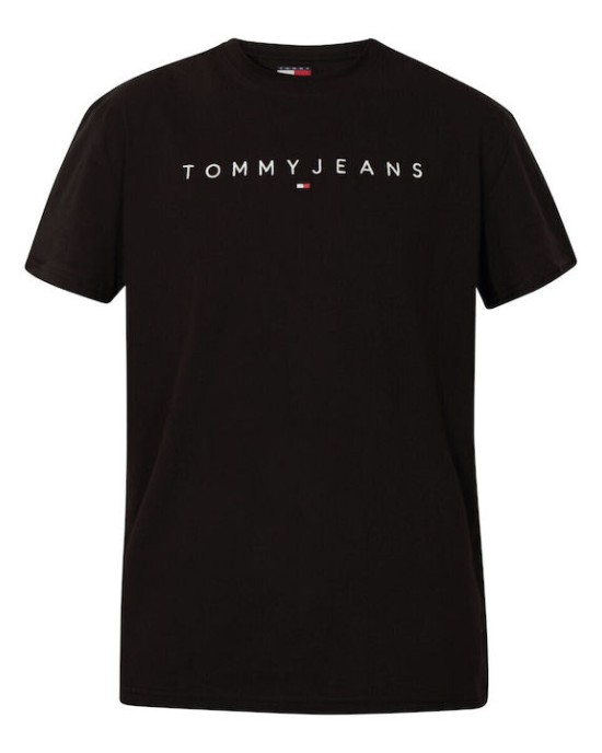 T-shirt Tommy Jeans μαύρο ΚΟΝΤΟΜΑΝΙΚΕΣ