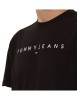 T-shirt Tommy Jeans μαύρο ΚΟΝΤΟΜΑΝΙΚΕΣ