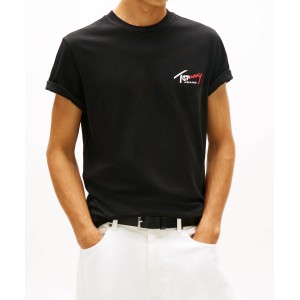 T-shirt Tommy Jeans μαύρο