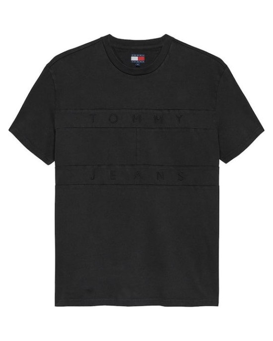T-shirt Tommy Jeans μαύρο ΚΟΝΤΟΜΑΝΙΚΕΣ