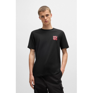 T-Shirt Hugo μαύρο T-Shirt Hugo μαύρο