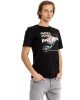 T-shirt Jack n Jones μαύρο ΚΟΝΤΟΜΑΝΙΚΕΣ