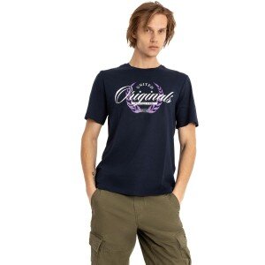 T-shirt Jack n Jones μπλε T-shirt Jack n Jones μπλε