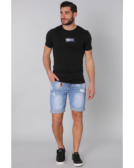 T-shirt Jack n Jones μαύρο