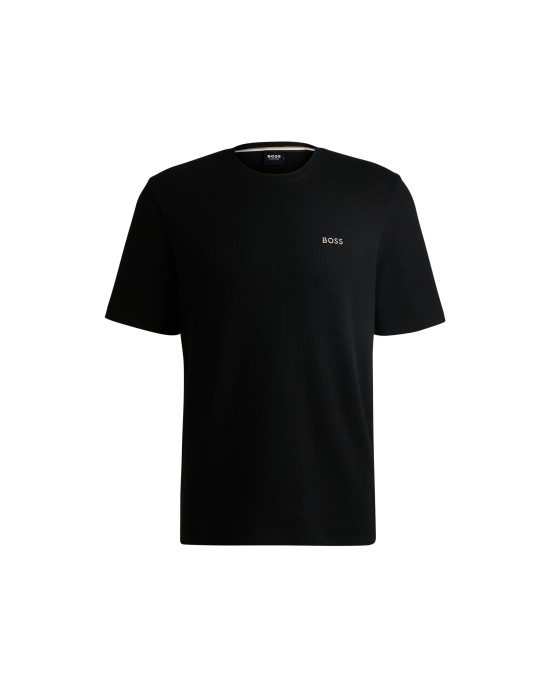 T-Shirt Boss μαύρο ΚΟΝΤΟΜΑΝΙΚΕΣ