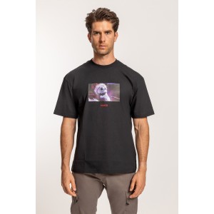 T-Shirt Hugo μαύρο