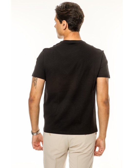 T-shirt Calvin Klein μαύρο ΚΟΝΤΟΜΑΝΙΚΕΣ
