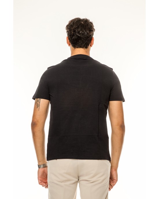 T-shirt Calvin Klein μαύρο ΚΟΝΤΟΜΑΝΙΚΕΣ