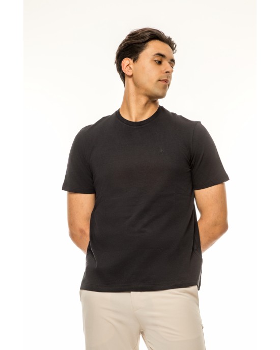 T-shirt Calvin Klein μαύρο ΚΟΝΤΟΜΑΝΙΚΕΣ