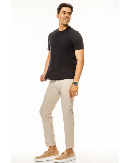 T-shirt Calvin Klein μαύρο ΚΟΝΤΟΜΑΝΙΚΕΣ