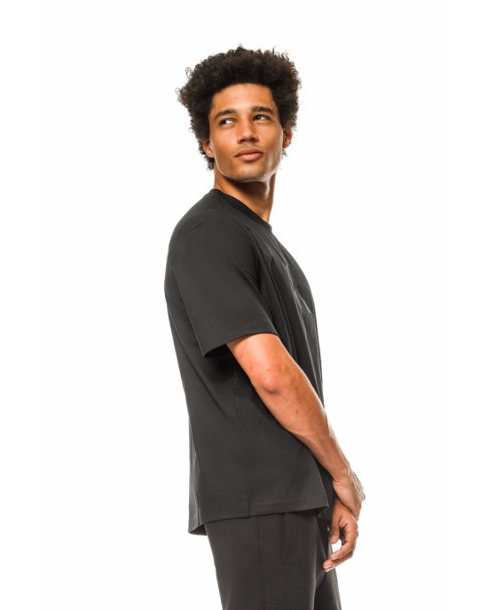 T-shirt Calvin Klein μαύρο ΚΟΝΤΟΜΑΝΙΚΕΣ