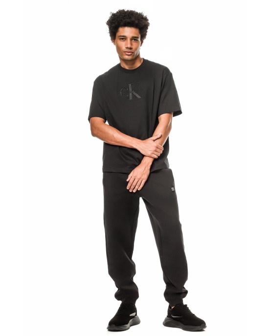 T-shirt Calvin Klein μαύρο ΚΟΝΤΟΜΑΝΙΚΕΣ