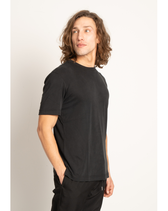 T-shirt Vittorio μαύρο ΚΟΝΤΟΜΑΝΙΚΕΣ